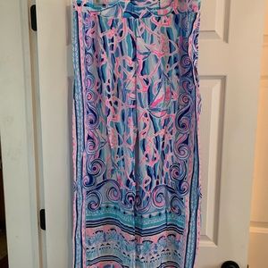 GUC Lilly Pulitzer Bal Harbour Mid-Rise Palazzo pant size Large